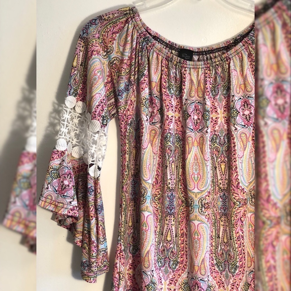 COPY - Multicolor WINWIN blouse beautiful design size s/m